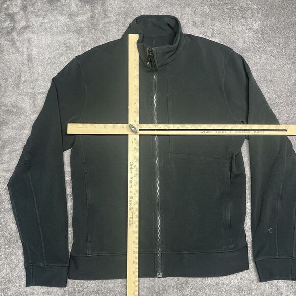 Lululemon Jacket Men Large Black Sojourn Full Zip Performance Track Jacket - Picture 6 of 9